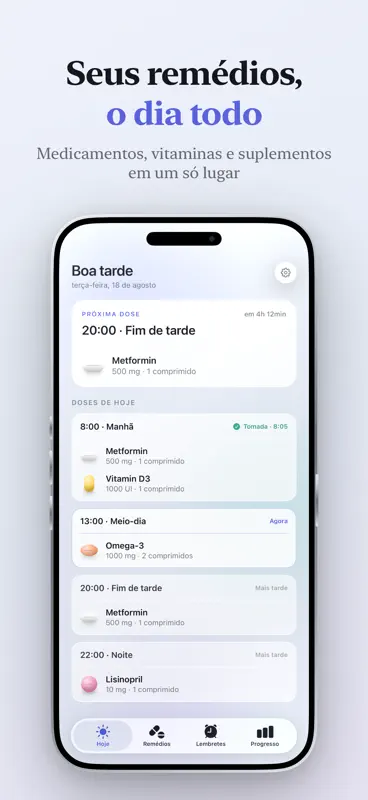 PillSeal: Lembrete de Remédios screenshot 1 of 7