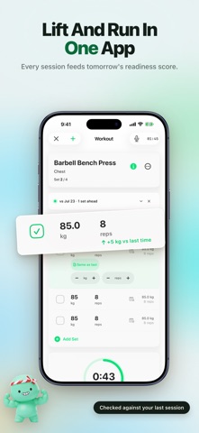 Reps：HRV 恢复追踪器 screenshot
