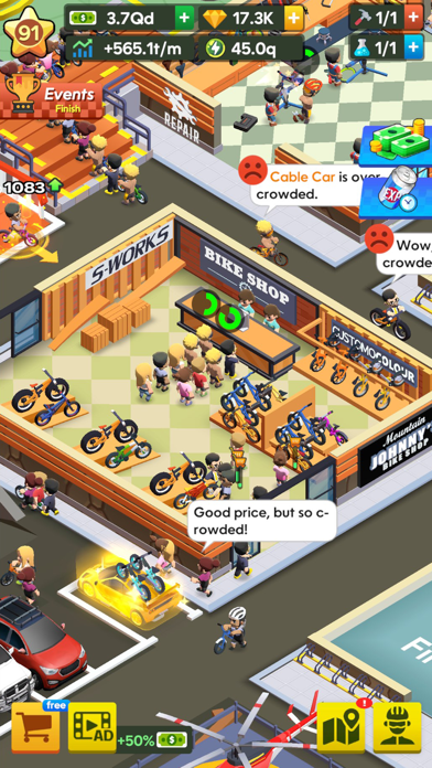 Mountain Bike Park-Tycoon Game Screenshot