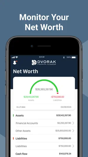 Dvorak Financial screenshot 2