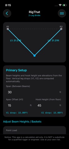 RigThis iPhone screenshot