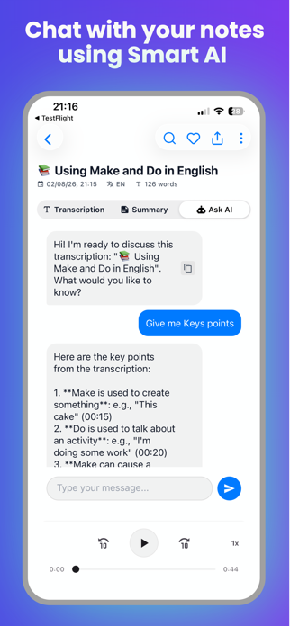 SmartNote AI - Voice to Notes Screenshot 3 of 8