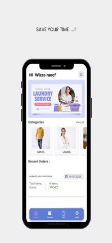 Azzas Laundry iPhone screenshot