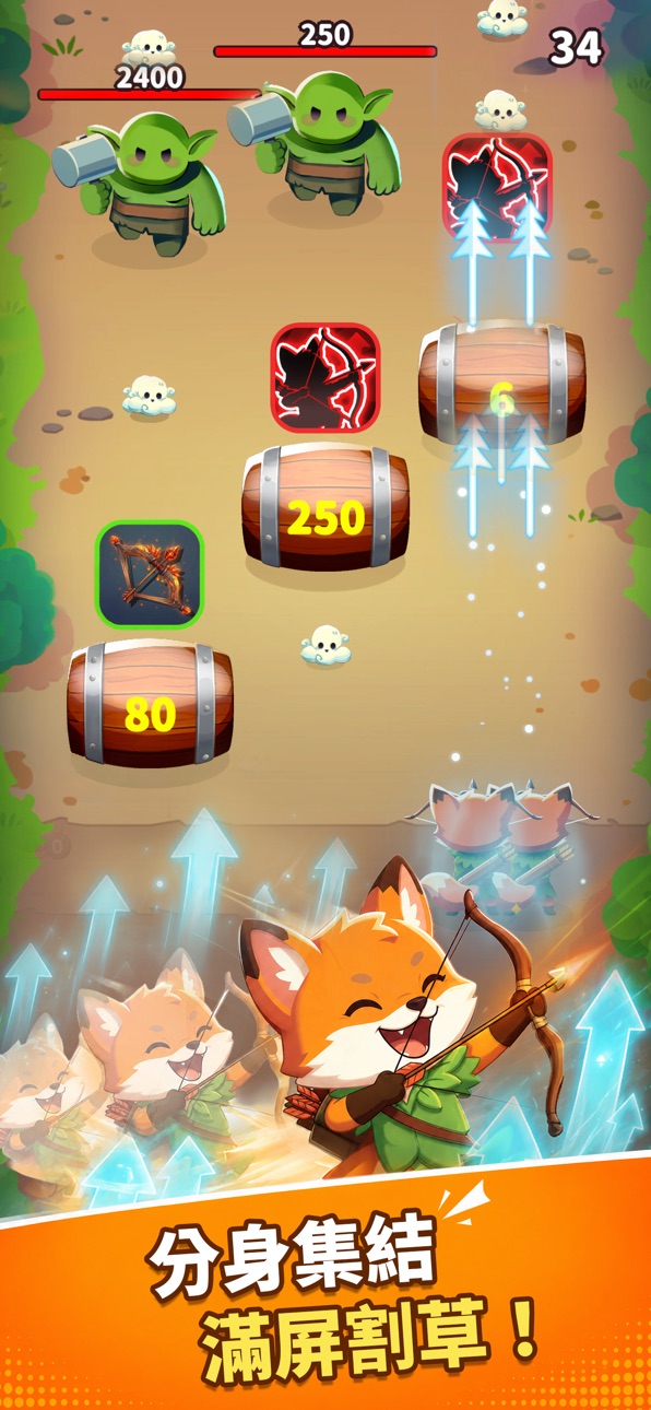Fox Shot: Number Run iOS Mod IPA screenshot 4 - iOS game interface