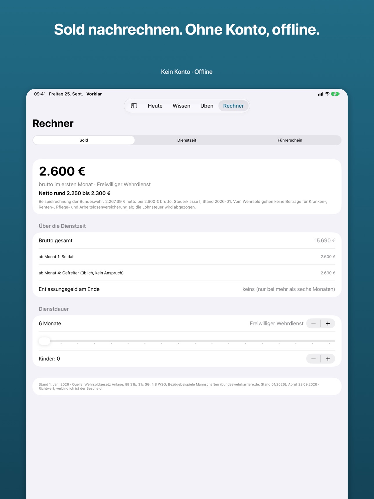 Screenshot 11 of Vorklar – Musterungs-Coach