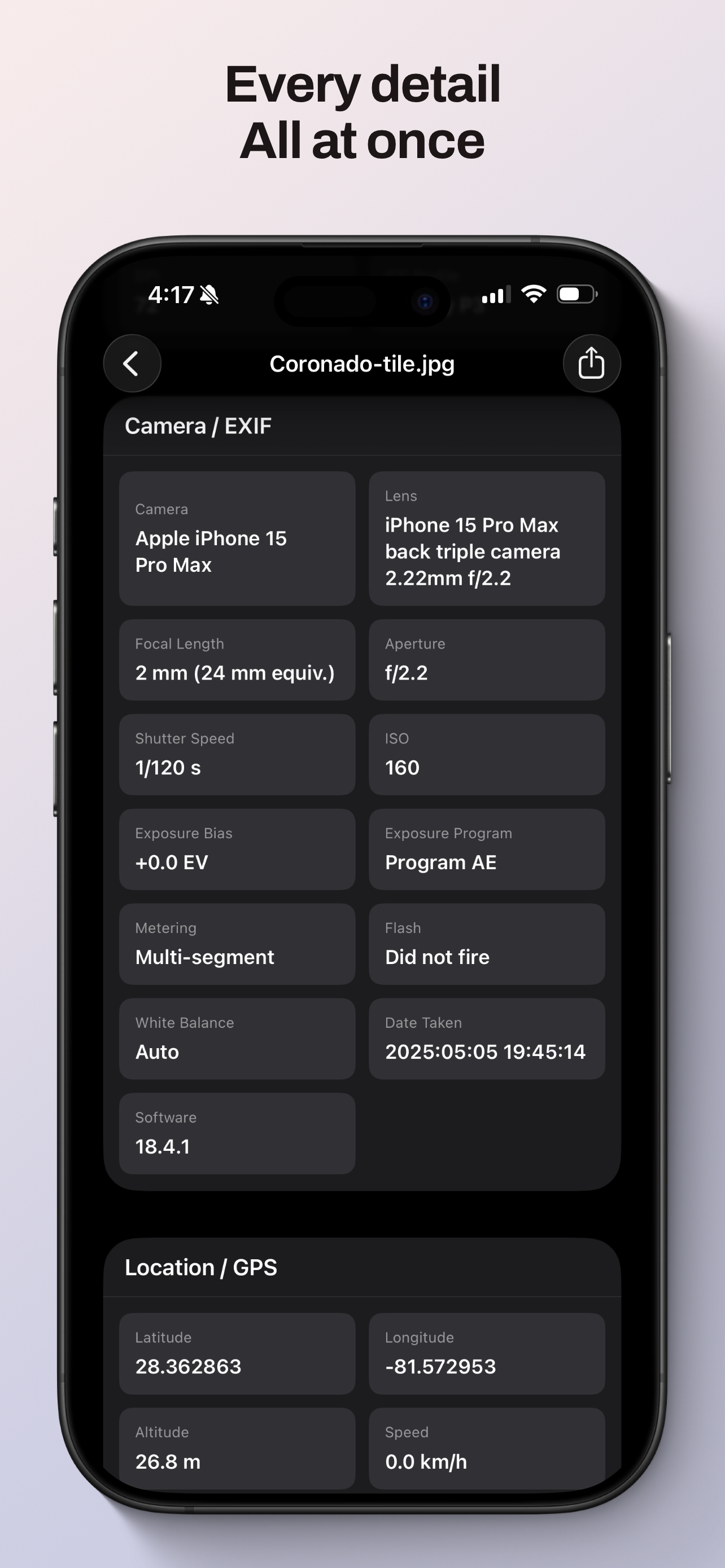 CodecAudit: Media Metadata