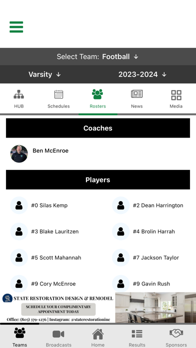 Thousand Oaks Lancer Athletics Screenshot
