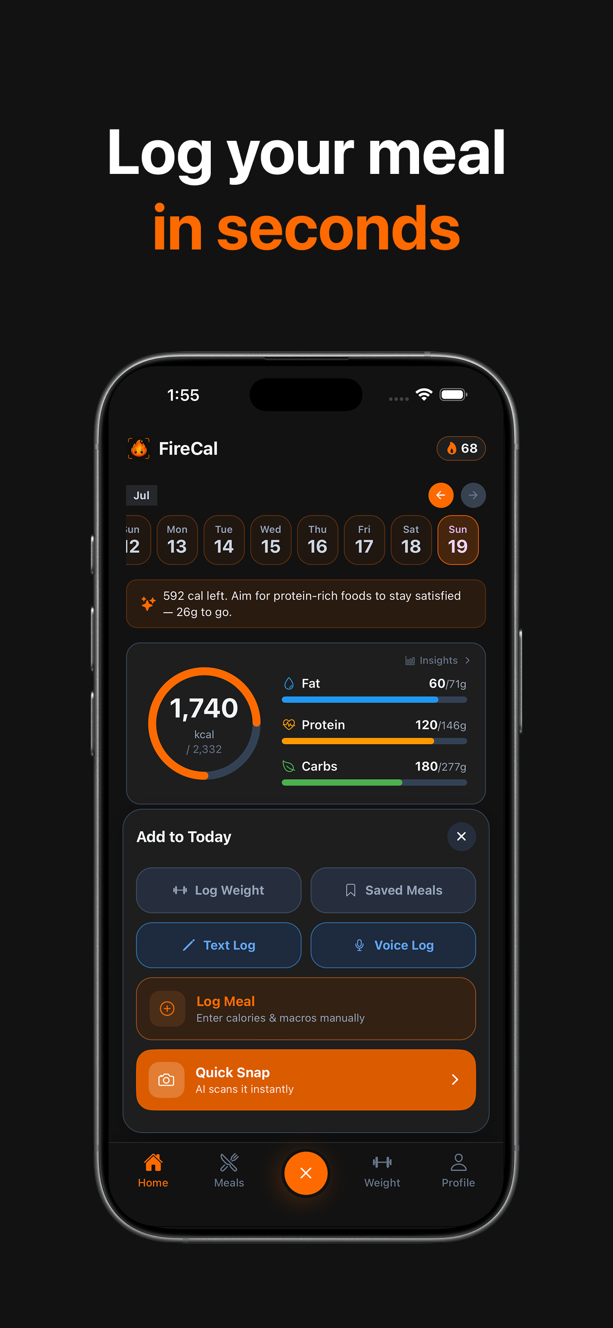 FireCal - AI Calorie Tracker screenshot 5