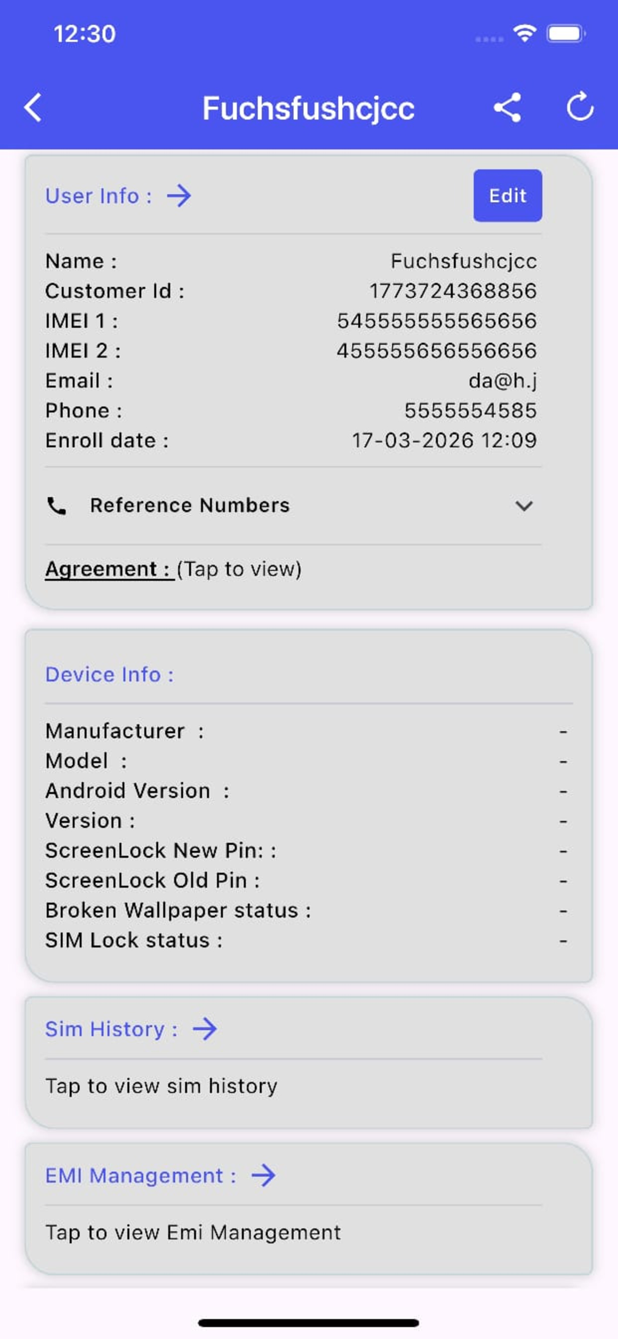EMI Collect-B2B Retailers App