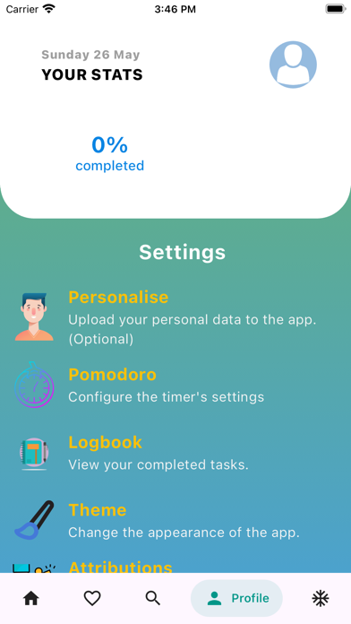 Pranav's Pomo Screenshot