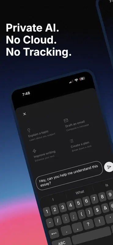 Whisper: On-Device AI screenshot 1 of 8