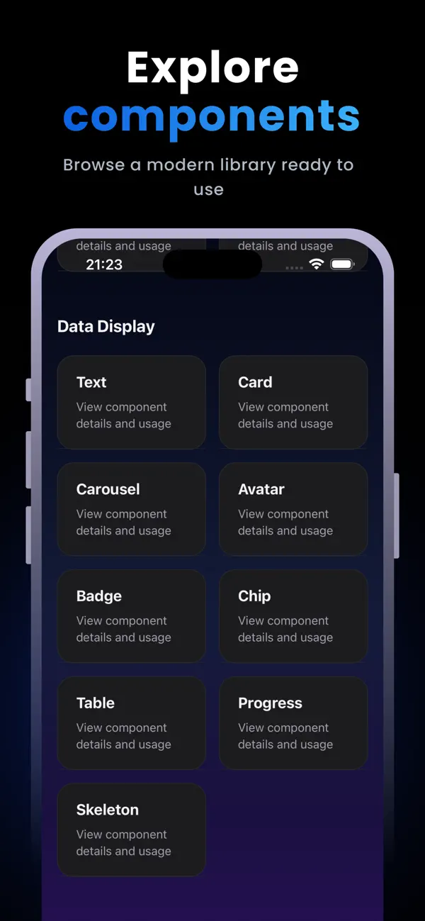 #2. React Native UI Kit – Nova (iOS) By: Alexander Friedrich