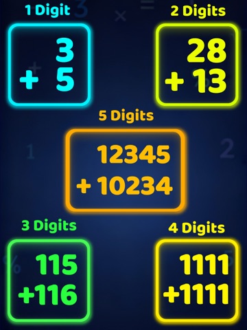 Math Games for Kids: + - x ÷ iPad screenshot