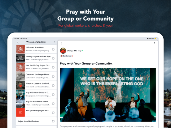 Change The Map iPad screenshot 1 - Social Networking app