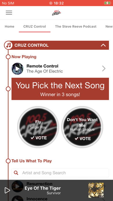 100.5 CRUZ FM Screenshot