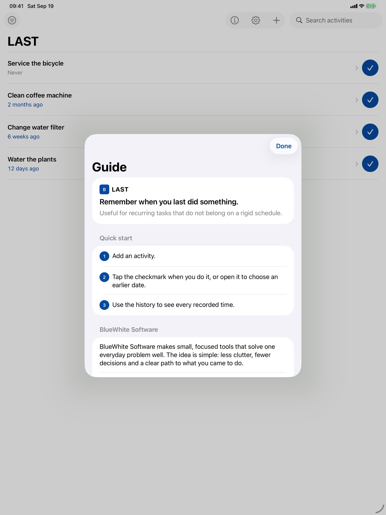Screenshot 7 of LAST – When Did I Last?