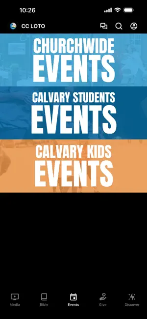 Calvary Chapel LOTO screenshot 2