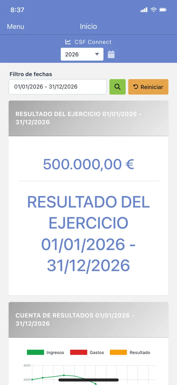 Screenshot #2 pour CSF Connect