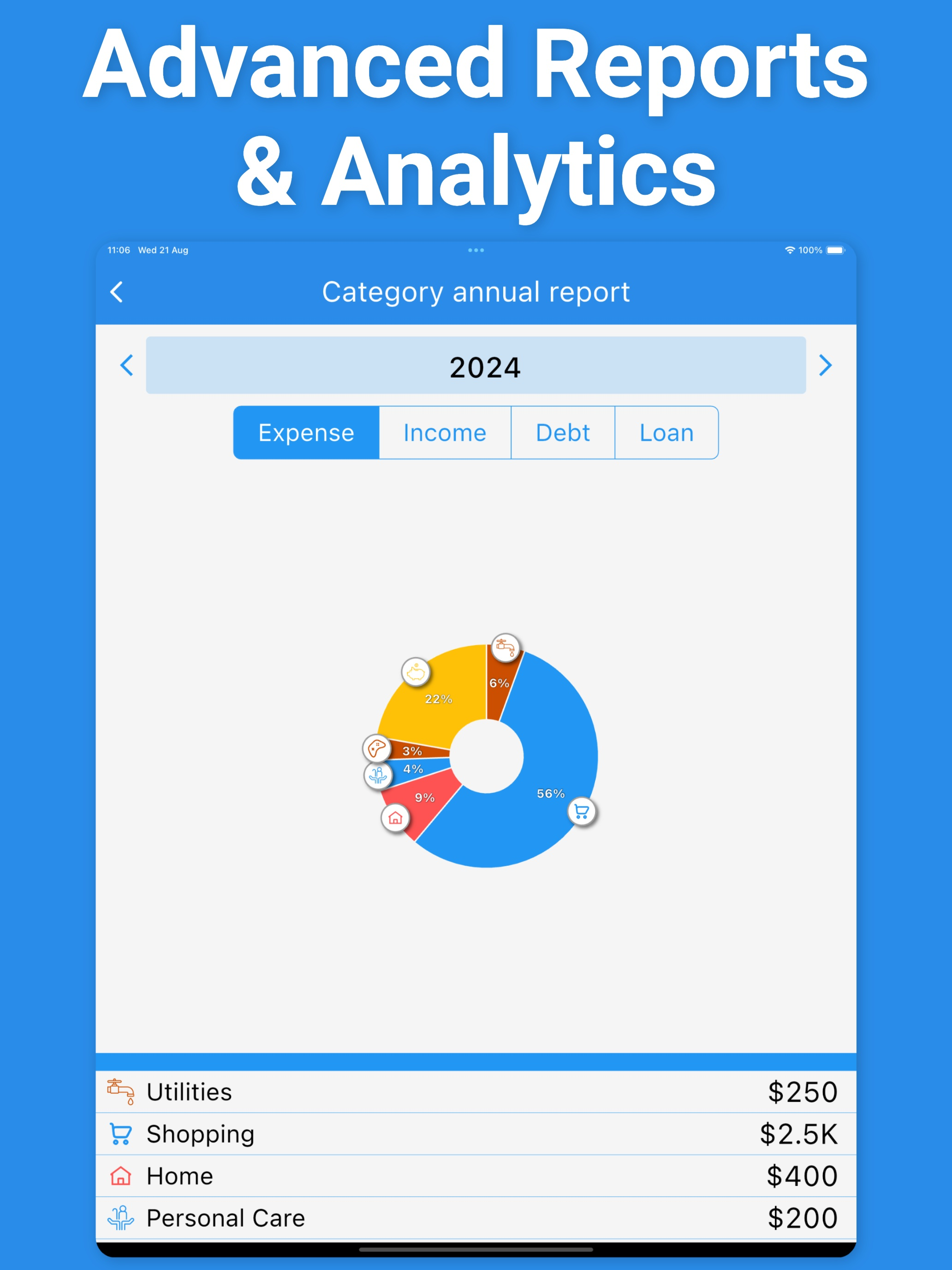 Expense Tracker: Debt & Loans screenshot 11