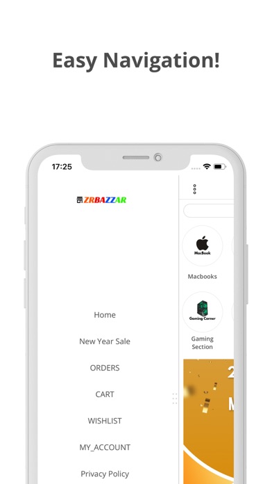ZRBAZZAR Online Shopping App Screenshot