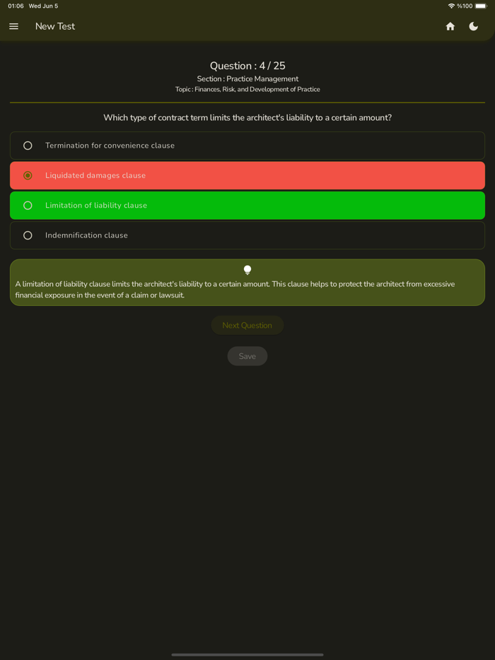 Architect Registration Test
