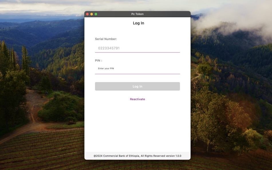 #4. CBE Desktop Token (macOS) 由: Commercial Bank of Ethiopia
