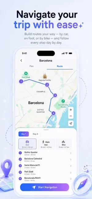 Planvia: AI Trips screenshot 4