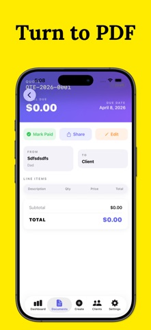Invoice & Receipts Generator screenshot