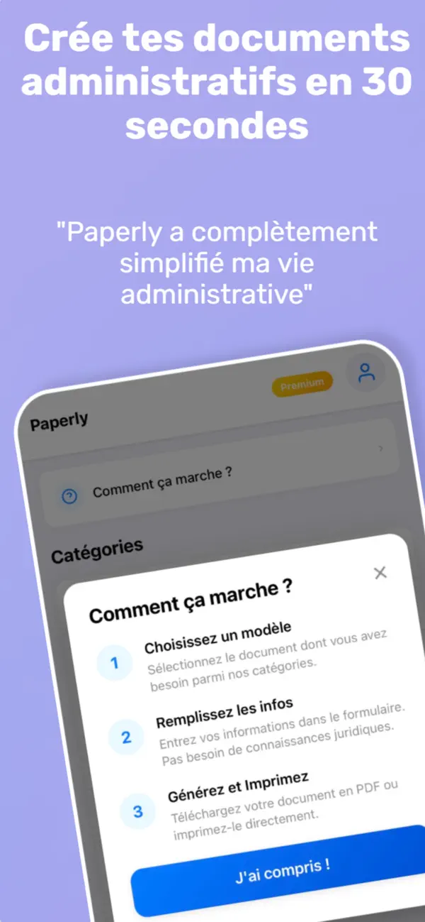 Screenshot #1 pour Paperly!