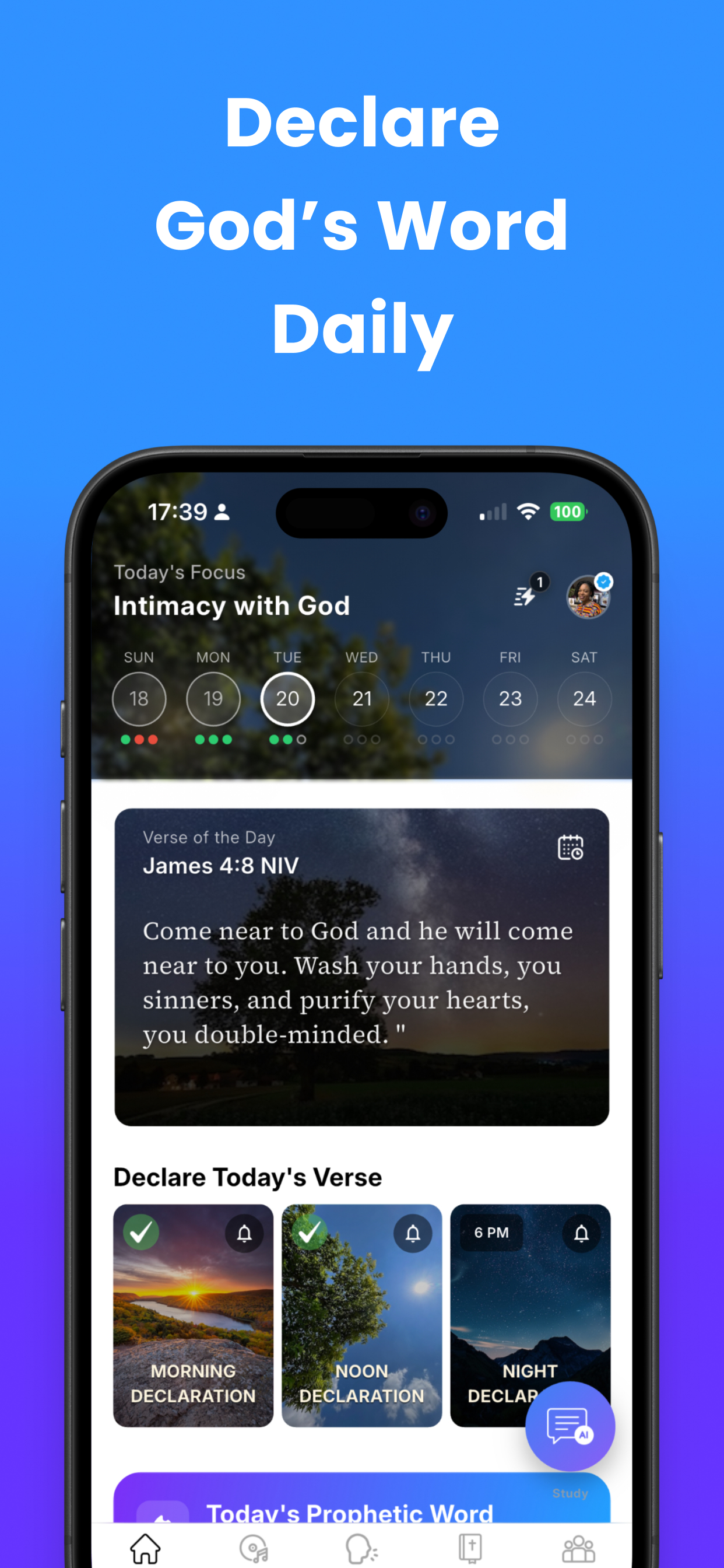 Declare Bible: Daily Prayers screenshot 2