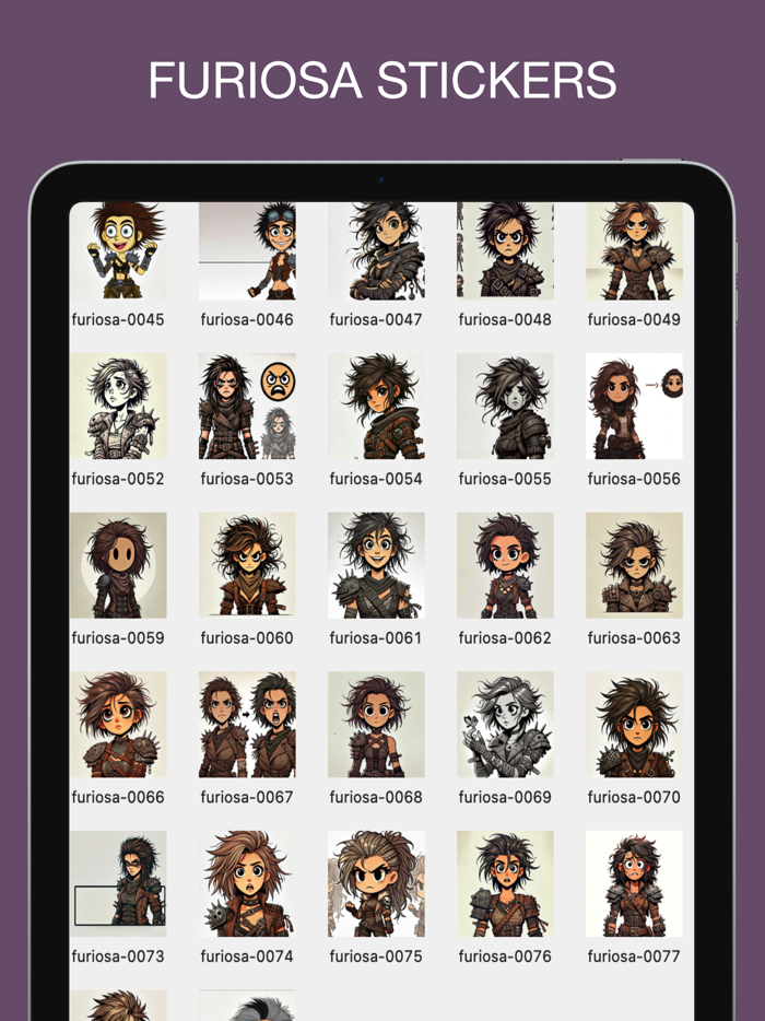 Furiosa Emotes Stickers