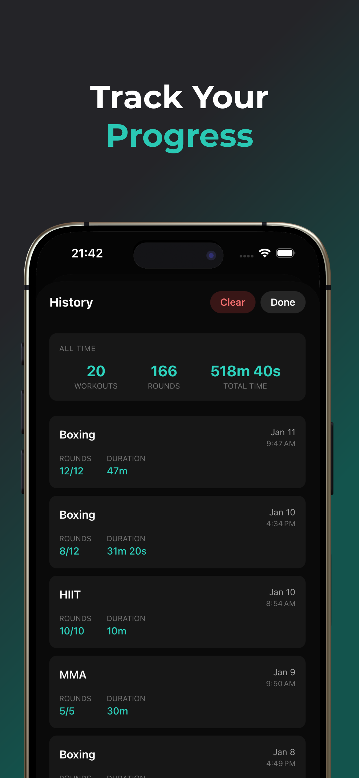 Boxing Timer - Round Trainer screenshot 5