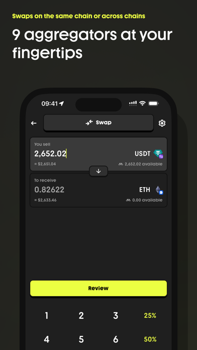 Mass - DeFi but mobile Screenshot
