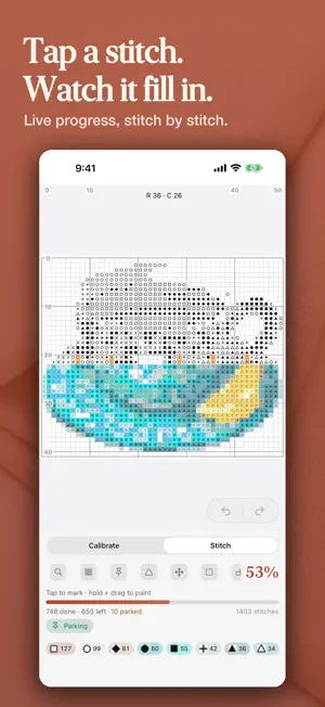 Stitchwork: Cross Stitch Chart screenshot 2