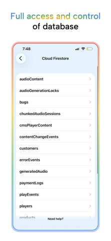 Firelog: Firebase Admin screenshot