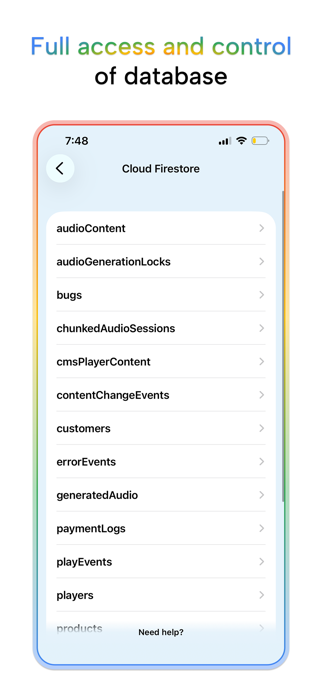 Firelog: Firebase Console App Screenshot 3 of 4