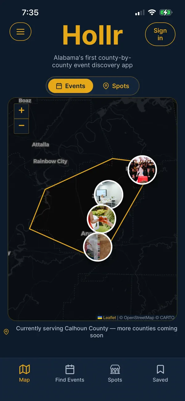 Screenshot #1 pour Hollr App