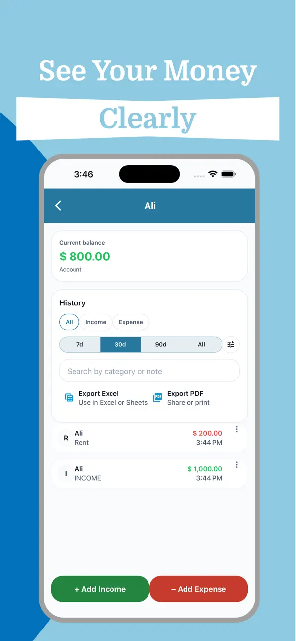 Screenshot #3 pour AccountX: Expense Tracker