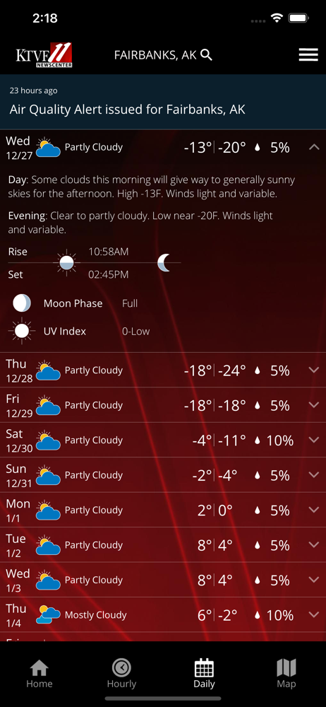 KTVF Interior Weather screenshot 3