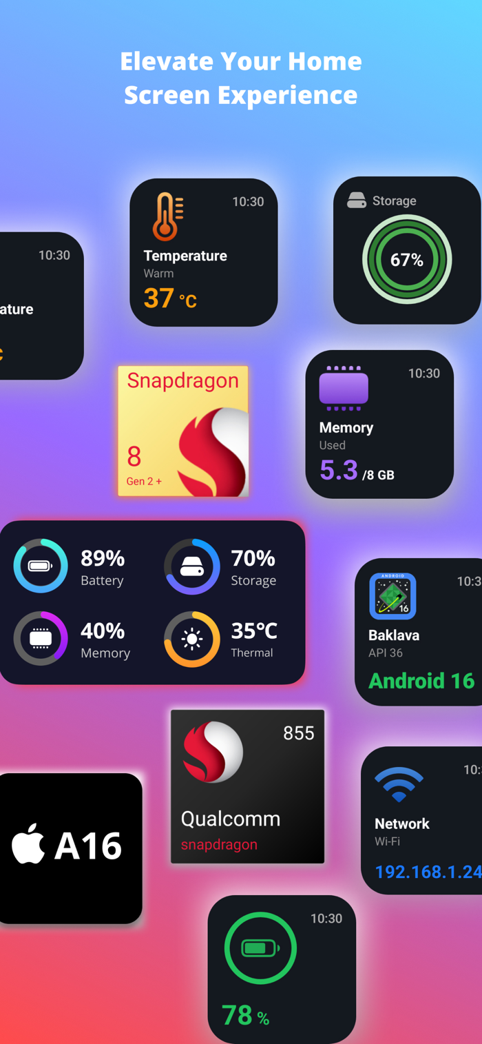 CPU-Kit: Device Info & Monitor - CPU-Kit是一款为现代iOS体验设计的精致设备信息与系统