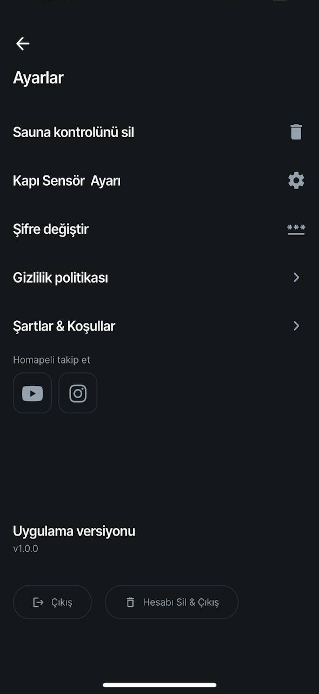 Homapel SaunApp