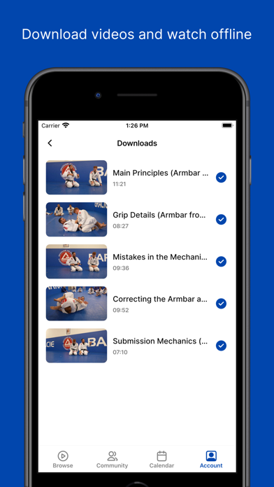 Gracie Barra Online Screenshot