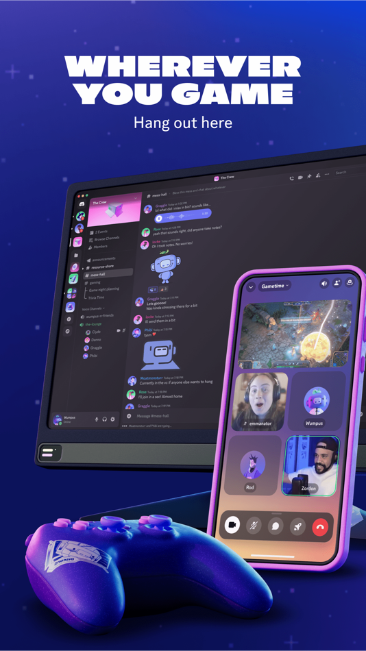 #6. Discord - Talk, Play, Hang Out (iOS) 来自: Discord, Inc.