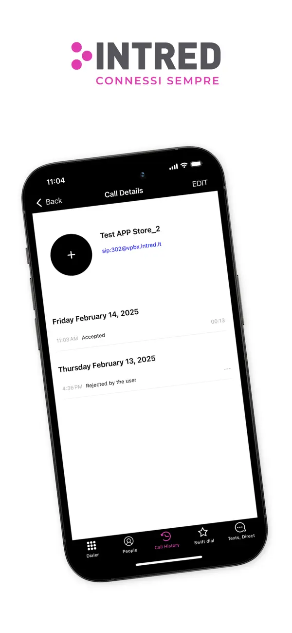 Screenshot #2 pour Intred IP Phone