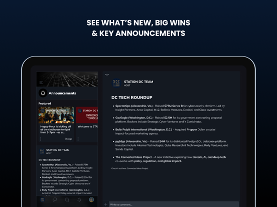 STATION DC iPad screenshot 2 - Social Networking app