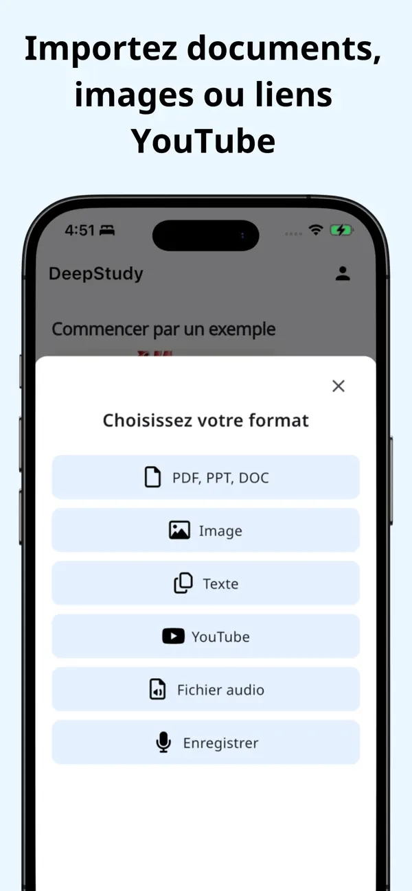 Screenshot #3 pour AI Quiz Generator - DeepStudy