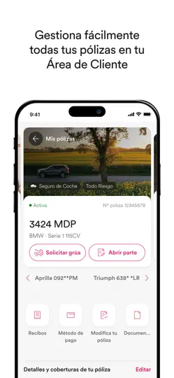 Captura de pantalla de Penélope Seguros en iPhone 1