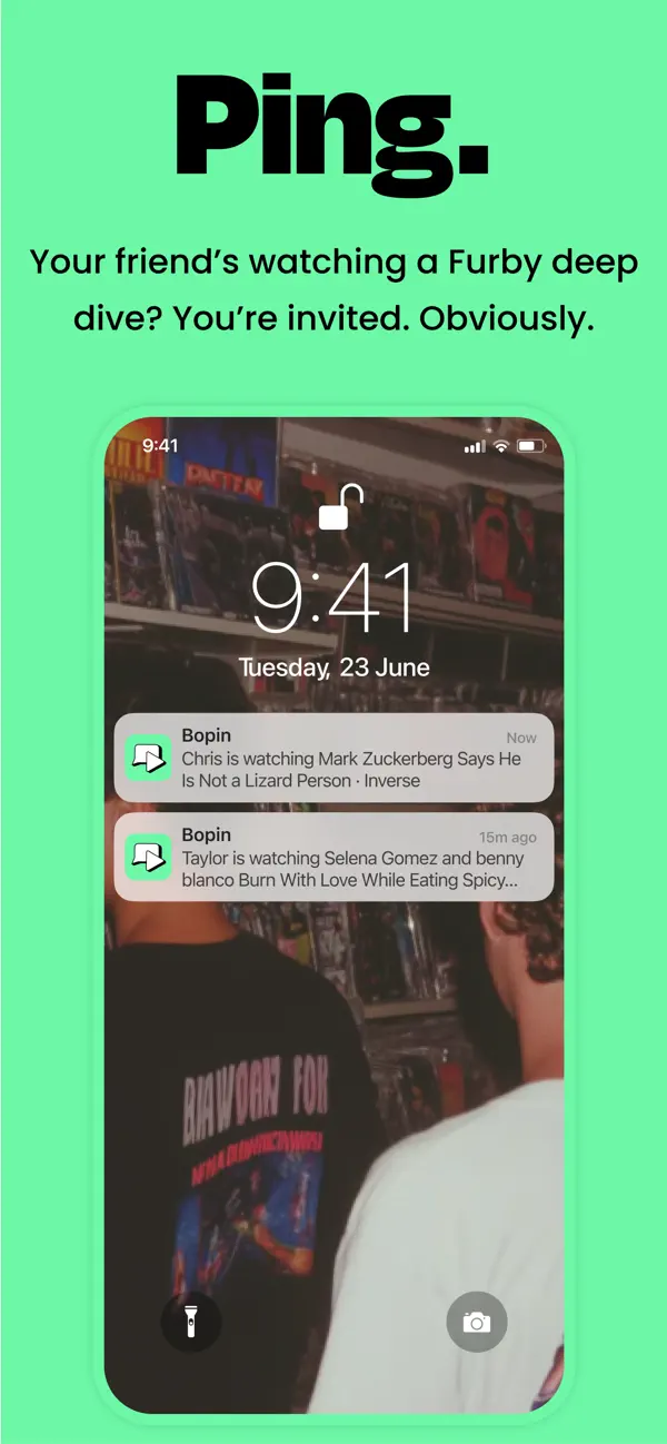 Screenshot #3 pour Bopin—Watch & make friends