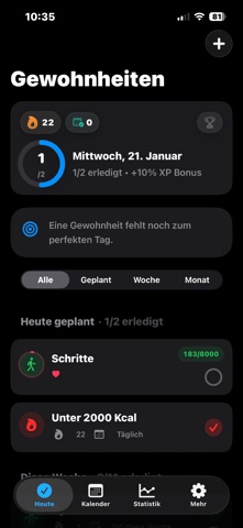 LGame Gewohnheitstracker screenshot
