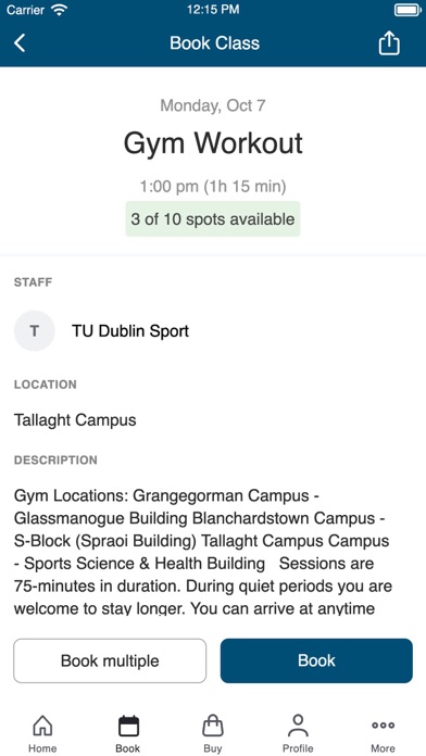 Screenshot #3 pour TU Dublin Sport